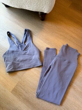 ALO Yoga Women's High-Waist Leggings in Dusty Lavender